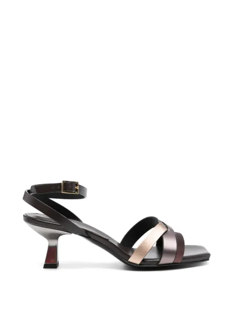 Donnarì strappy leather sandals Brown GD22G