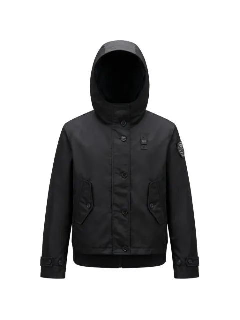 Blauer Marcella hooded button jacket Black 26SBLDC01219007108