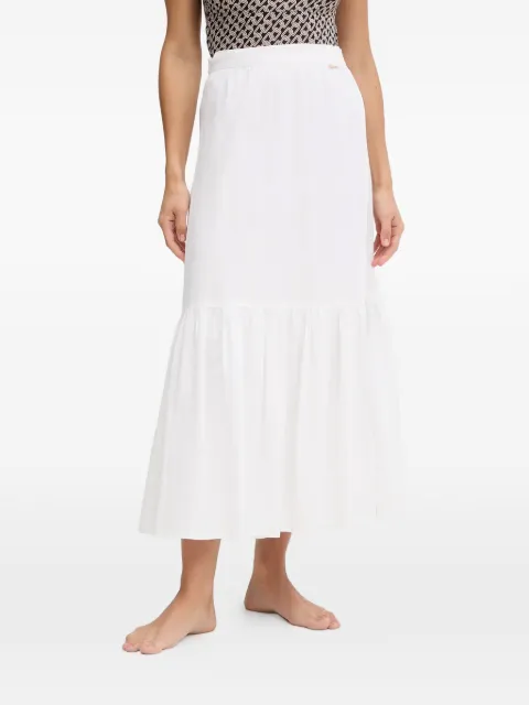 Melissa Odabash Monroe tie-fastening midi skirt White MOMONROE