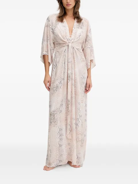 Melissa Odabash Wisdom printed maxi dress Neutrals MOWISDOM