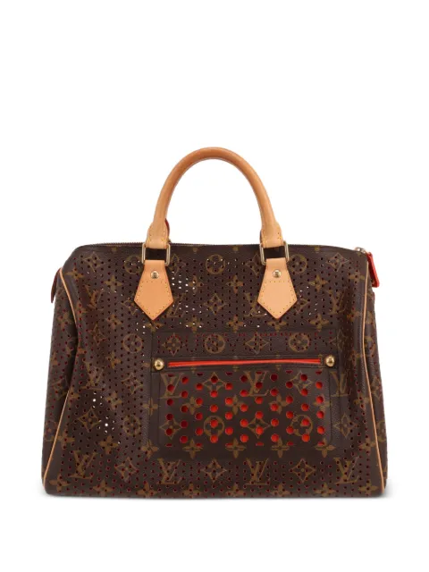 Louis Vuitton Pre-Owned Speedy 30 monogram leather handbag Brown 429285