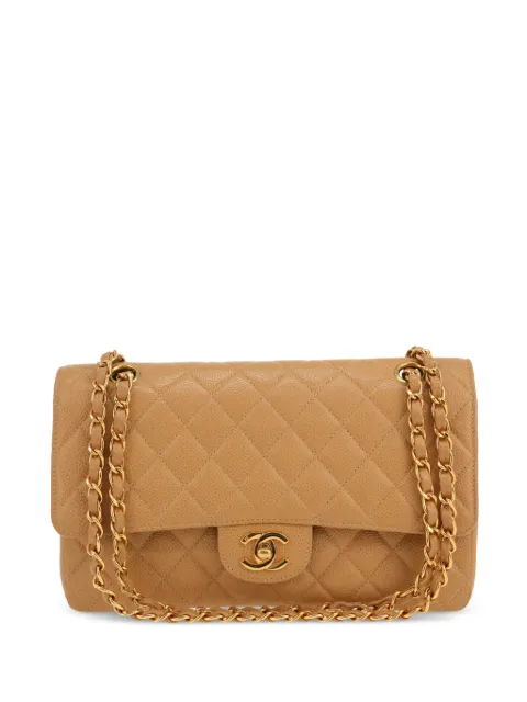 CHANEL Pre-Owned 2002 Double Flap shoulder bag Neutrals 428052