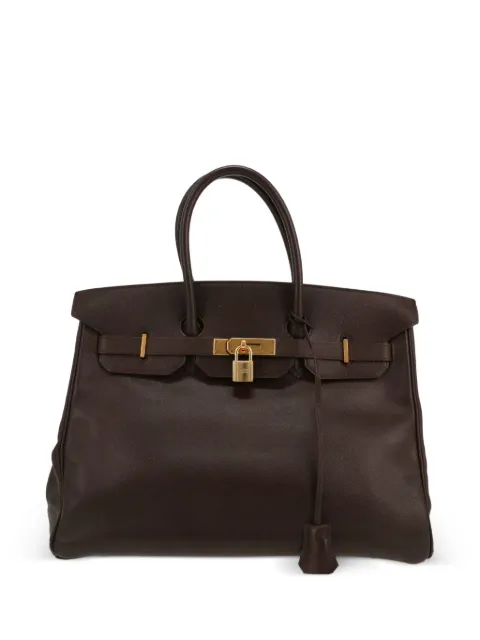 Hermès Pre-Owned 1995 35 Birkin handbag Brown 427898