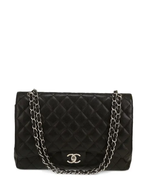 CHANEL Pre-Owned 2012 Timeless Jumbo shoulder bag Black 425387