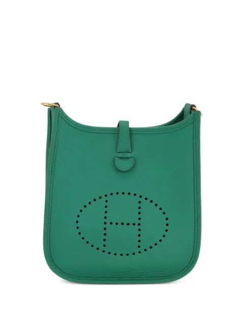Hermès Pre-Owned mini Evelyne crossbody bag Green 424450