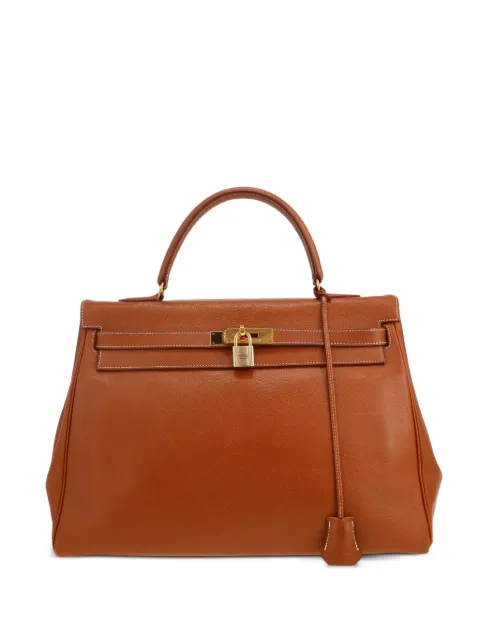 Hermès Pre-Owned 1992 Kelly 35 handbag Brown 420200