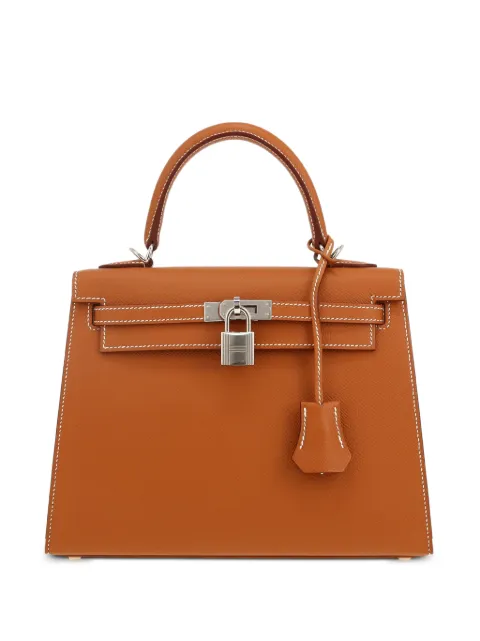 Hermès Pre-Owned 2023 Kelly 25 handbag Brown 418038