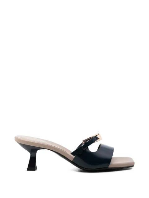Donnarì buckle-fastening leather sandals Blue GD16G