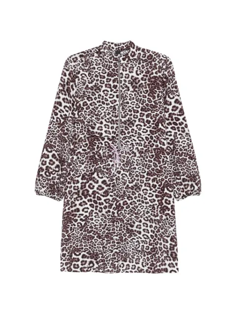 MARCCAIN animal-print zipped mini dress White AS2116W12