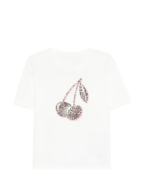 MARCCAIN cherry-print T-shirt White AS4821J27
