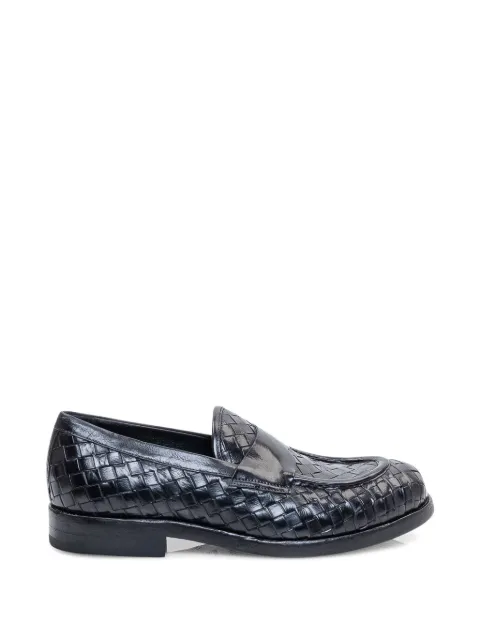 ducanero woven leather loafers Blue 2973VITELLO
