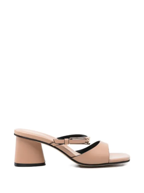 Donnarì buckle-strap leather sandals Neutrals GD17H