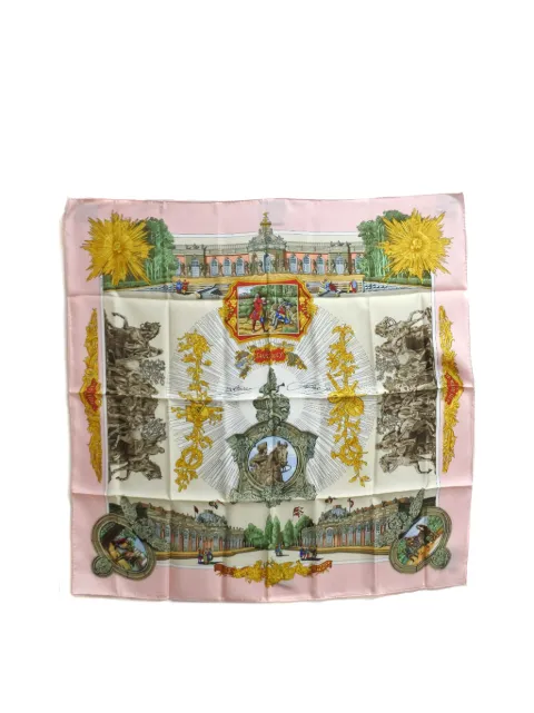 Hermès Pre-Owned 1990-2010 Sanssoucy Silk Scarf 90 scarves Pink RN0ZTT4SROZVQ56Z
