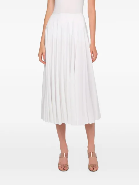 Norma Kamali draped midi skirt White KK225SPLQ42