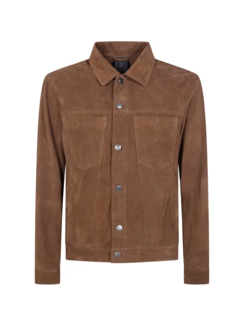Giorgio Brato button suede jacket Brown 24094MGSD