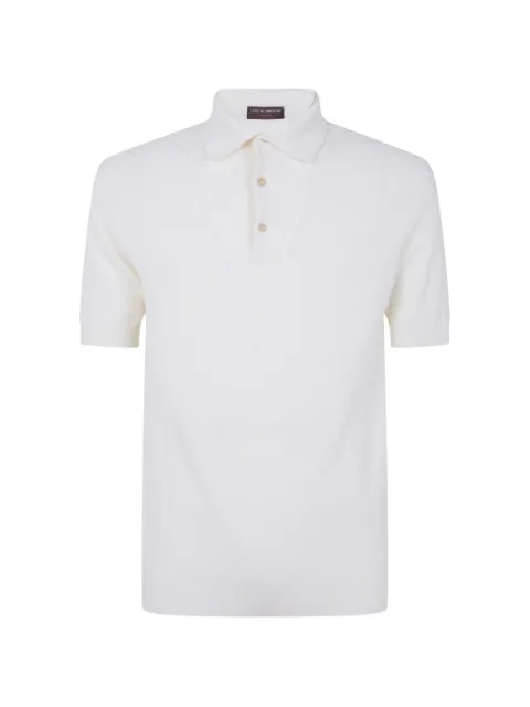 Filippo De Laurentiis textured short-sleeve polo shirt Neutrals PL1MCCR12X