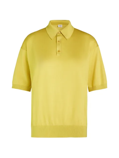 Tod's button-fastening polo shirt Yellow X8WC1528130XGM