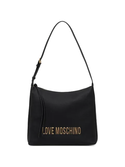 Love Moschino logo-detail shoulder bag Black JC4108PP1OKD0