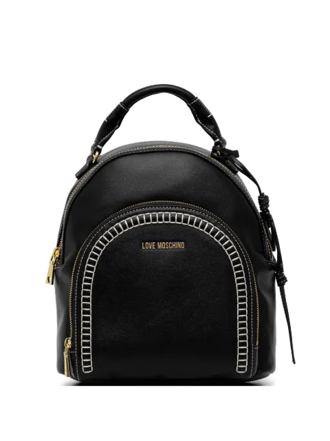 Love Moschino logo-detail top handle backpack Black JC4094PP1OLI0