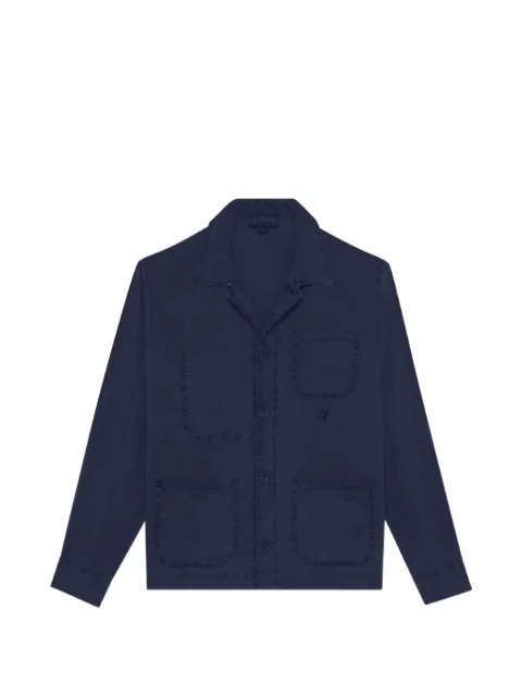 Vilebrequin button-up linen shirt Blue CRTU3U01