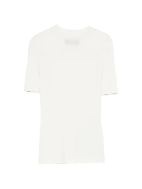 MARCCAIN ribbed T-shirt White AS4114M80