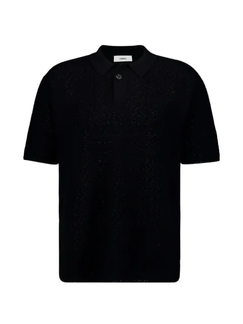 Homme knit polo shirt Black K100