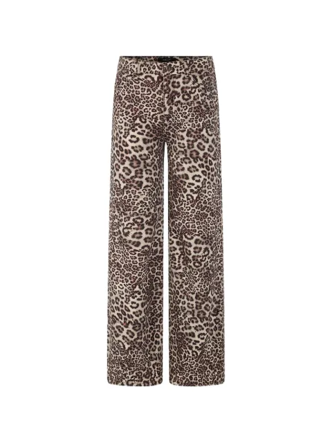MARCCAIN animal-print jeans Neutrals AS8220D09