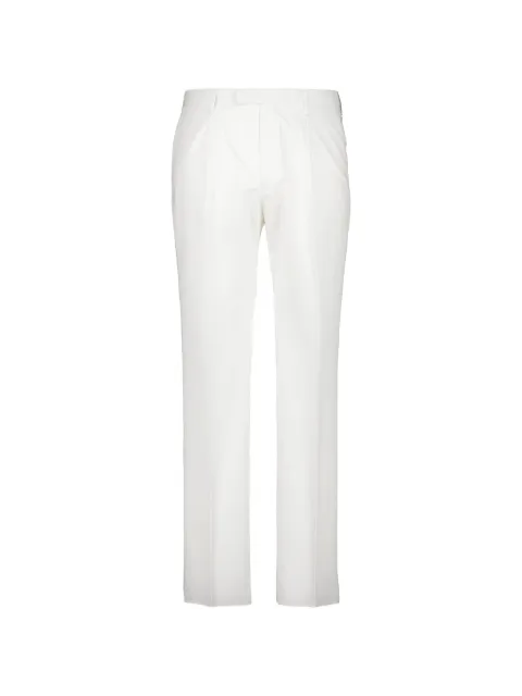 Boglioli cotton flared trousers White 80930WSB6115