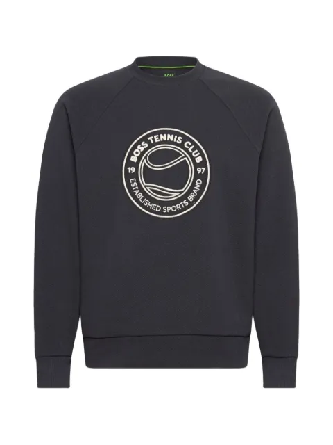 BOSS Salbo tennis club graphic sweatshirt Blue 50553573
