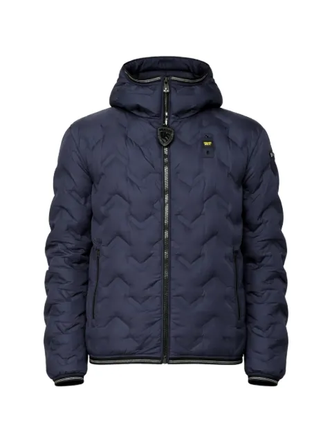 Blauer hooded quilted padded jacket Blue 24WBLUC03125006952888