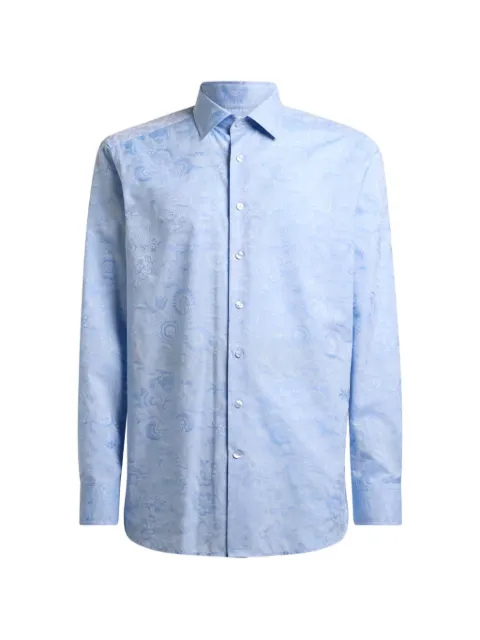 ETRO floral shirt Blue MRIB000199TJ5D3