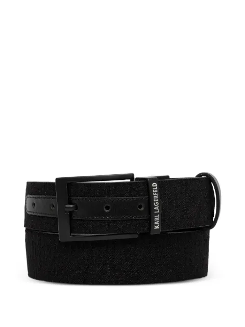 Karl Lagerfeld logo-detail belt Black 805302561115