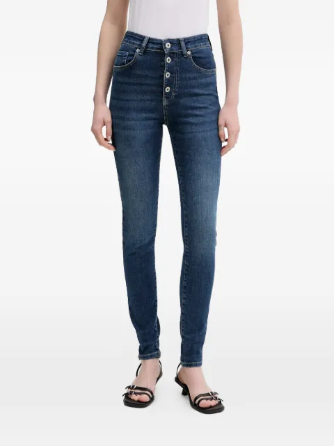 Karl Lagerfeld Jeans button-embellished jeans Blue B1W100331CM