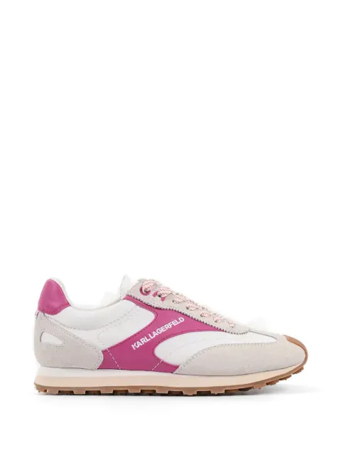 Karl Lagerfeld Sonar contrast-panelled sneakers White KL65426