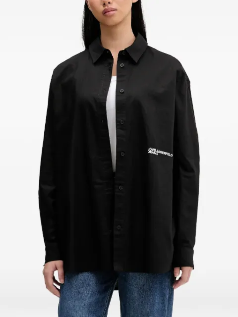 Karl Lagerfeld Jeans buttoned long-sleeve shirt Black A3W11010999