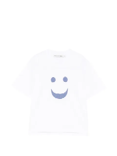 Joshua Sanders smiley striped T-shirt White JS36A2633