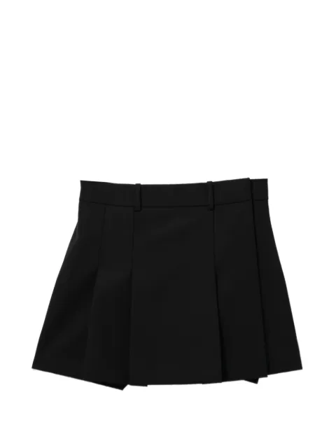 Helmut Lang pleated mini skirt Black Q01HW302