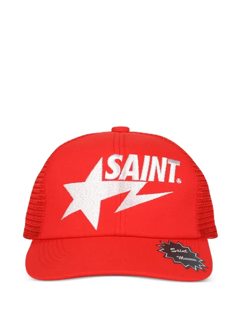 SAINT MXXXXXX star graphic cap Red SMMK80000C60