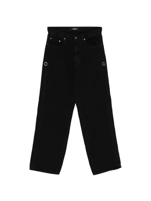 Undercover buckle-detail straight-leg jeans Black UC1E15102