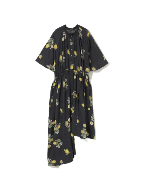 Undercover buckle citrus-print dress Black UC1E17021