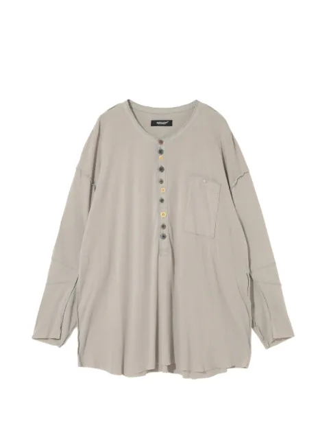 Undercover buttoned-patch sweater Neutrals UC1E4808