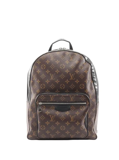 Louis Vuitton Pre-Owned 2018 Monogram Macassar Josh backpack Brown QOWBUXRZTTYRC8YE