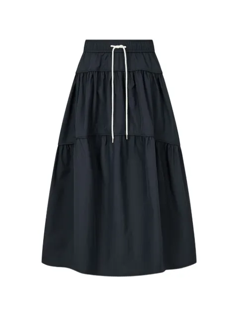 TOMBOY ruffled A-line skirt Black 9106232204