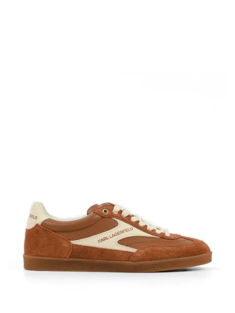Karl Lagerfeld Kandidate lace-up panelled sneakers Brown KL63855