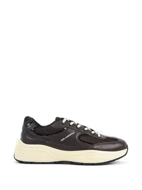 Karl Lagerfeld logo-lettering sneakers Brown KL52715