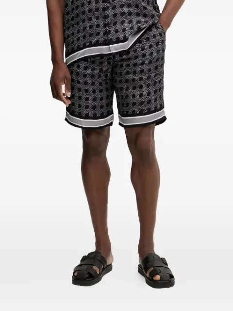 Karl Lagerfeld geometric-print shorts Black 26570256188