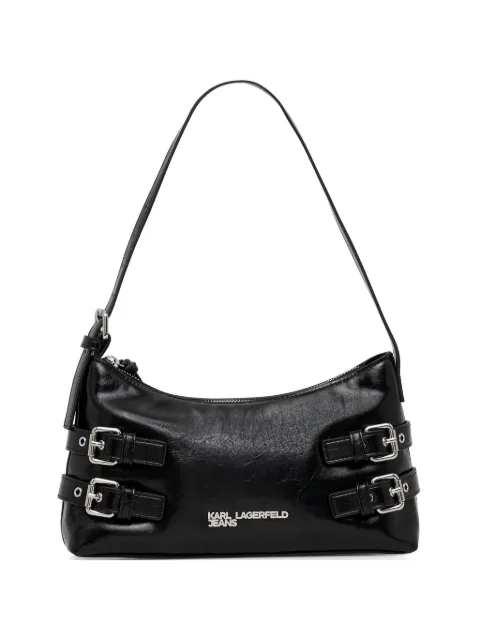Karl Lagerfeld Jeans buckle-detail shoulder bag Black B1W30156999