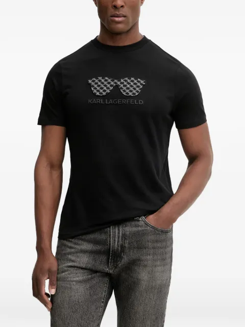 Karl Lagerfeld graphic-print T-shirt Black 755070561252