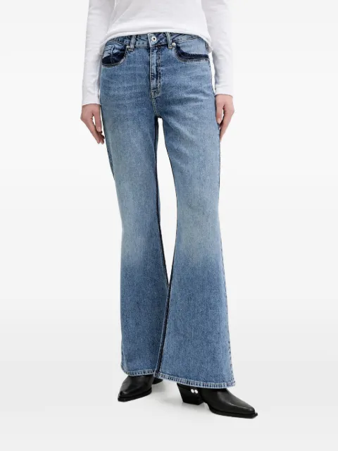 Karl Lagerfeld Jeans flared-leg jeans Blue B1W100821BI