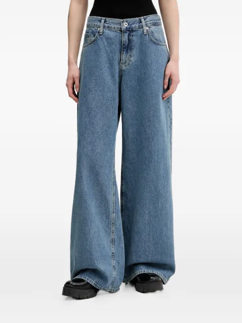 Karl Lagerfeld Jeans wide-leg jeans Blue B1W100791UW